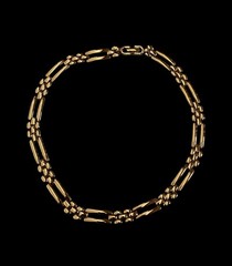 Monet Vintage Goldtone Links Choker Necklace
