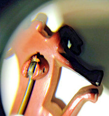 1942 Pat. # 133919 Signed Celluloid Horse & Buggy Brooch Uncas MFG Co.