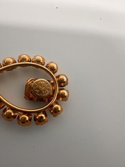 VTG DeCurtis 12k Filled Necklace/Brooch