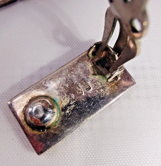Vintage Abalone Marcasite Pendant Necklace & Clip Earrings Set FAS 925 Silver