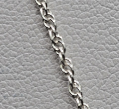 STUNNING Vintage .925 Sterling Silver Pendant with Colorless Stone & 18″chain