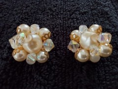 1950’s-1960’s Clip-On Earrings MCM Vintage