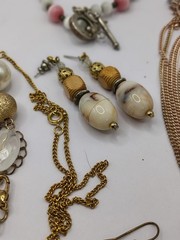 S540 Vtg Wearable Jewelry Lot Some Signed Statement Necklaces Earrings More 281g