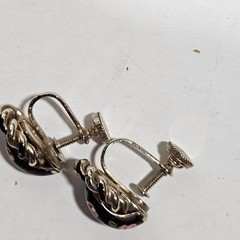 Vintage Earring Lot, 14 Pairs, 50s-80s, Floral. Cottagecore