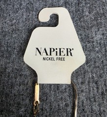 Napier Gold-Tone 24 Inch Necklace Nickel-Free Snake Chain Lobster Clasp Vtg