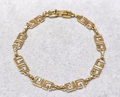 Gold Color Bracelet, 19.5cm, Used, Waterproof, No Accessories