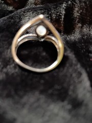 925 Opal Ring Size 9.5 Vintage Great Shape