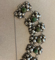 Art Nouveau/Art Deco Mexican Solid Silver Silver Bracelet