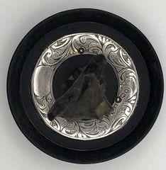 Ring Tree Edwardian English Ebony & Sterling; Ca 1916 Hallmark- No Monogram