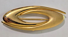 Metal Abstract Brooch Lot, Vtg. to Now. 1 Sarah Coventry Piece. Neat Pieces.