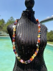 Rare Vtg Swarovski Crystal Collector Necklace • 925 • 70g Estate Treasure