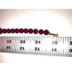 Red and Gold Beaded 25.25 Inch Necklaces!
