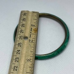Malachite Bangle Bracelet Earthy Nature Retro Modern Everyday