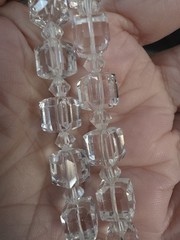 Vintage Brillant Crystal 24 In Necklace