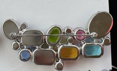 RARE JULIANA DELIZZA & ELSTER BOOK Bib Bracelet PIECE Rhinestone Parure Set Read