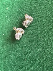 Antique Clip On Earrings Services Gold Tone