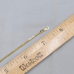 Vintage Ambassador Cobra Chain Bracelet Gold tone 7.25″