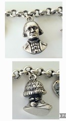 Brighton Washington DC Charm Bracelet White House Capitol Cherry Blossom