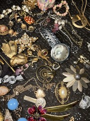 VINTAGE ESTATE COSTUME JEWELRY LOT — ALL WEAR — FREE SHIPPING!! 🔥
