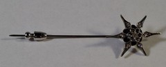 MMA Star Crystal Bohemian Style Sterling Stick Pin Metropolitan Museum of Art NY