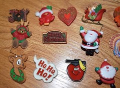 Lot of 20 Hallmark Pins Brooch Christmas Holiday Santa Thanksgiving Turkey Pin