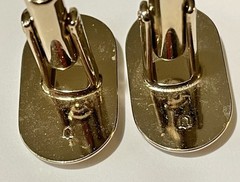 MCM Hickok USA Monogram Initial H Cufflinks Tie Bar Clasp Lot Mixed Gold Silver