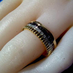 Original BOUCHERON DIAMOND Quatre Eternity Wedding Band Anniversary Ring 18K