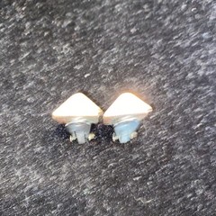 VINTAGE RENOIR COPPER CLIP ON EARRINGS DESIGNER SIGNED FREE SHIPPING