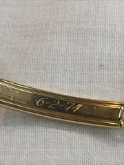Vintage Speidel ID Bracelet “Mickie” Gold tone 8″ Long Fits a 6” Wrist 6-2-74