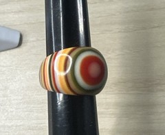 Vintage Coloful Acrylic Ring Size 6 Groovy 60s 70s Retro Mod