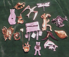 Vintage & Modern Designer Pin FIGURAL PINS, STICK PINS, TAC PINS Variety LOT