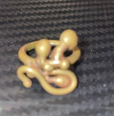 60-70’s Mid Century Brutalist Ring-Studio Organic Abstract Ring Jewelry Family 4
