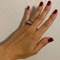 3Ct Art Deco Antique Lab-Grown Diamond & Engagement Ring 14K white Gold FN