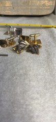 Men’s Mixed Lot Cufflinks, Tie Tack & Tie Bar Gold/Silver Tone Metal by Swank