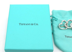 Vintage Tiffany & Co. Triple Heart Sterling Silver 925 Pin Brooch 1984 5.87g