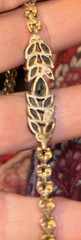 3.67C Sapphire Bracelet 7.5 Inches Long