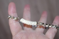 Vintage 1/20 10K GF Carved Flower Coral Stretchable Flexible Bangle Bracelet