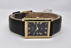 Vintage Seiko Quartz Tank Slim Men Rectangle Refurbished Japanese Wrist Watch