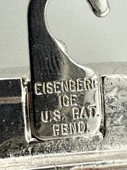 EISENBERG ICE SILVERTONE RHINESTONE 6 3/4” BRACELET AS IS PLEASE READ K138B