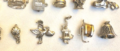Vintage Sterling Silver MECHANICAL Charm England Choose