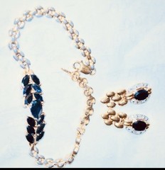3.67C Sapphire Bracelet 7.5 Inches Long