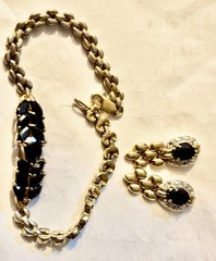 3.67C Sapphire Bracelet 7.5 Inches Long