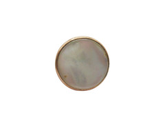 Antique Hard Collar Stud Mother of Pearl Cleric Button