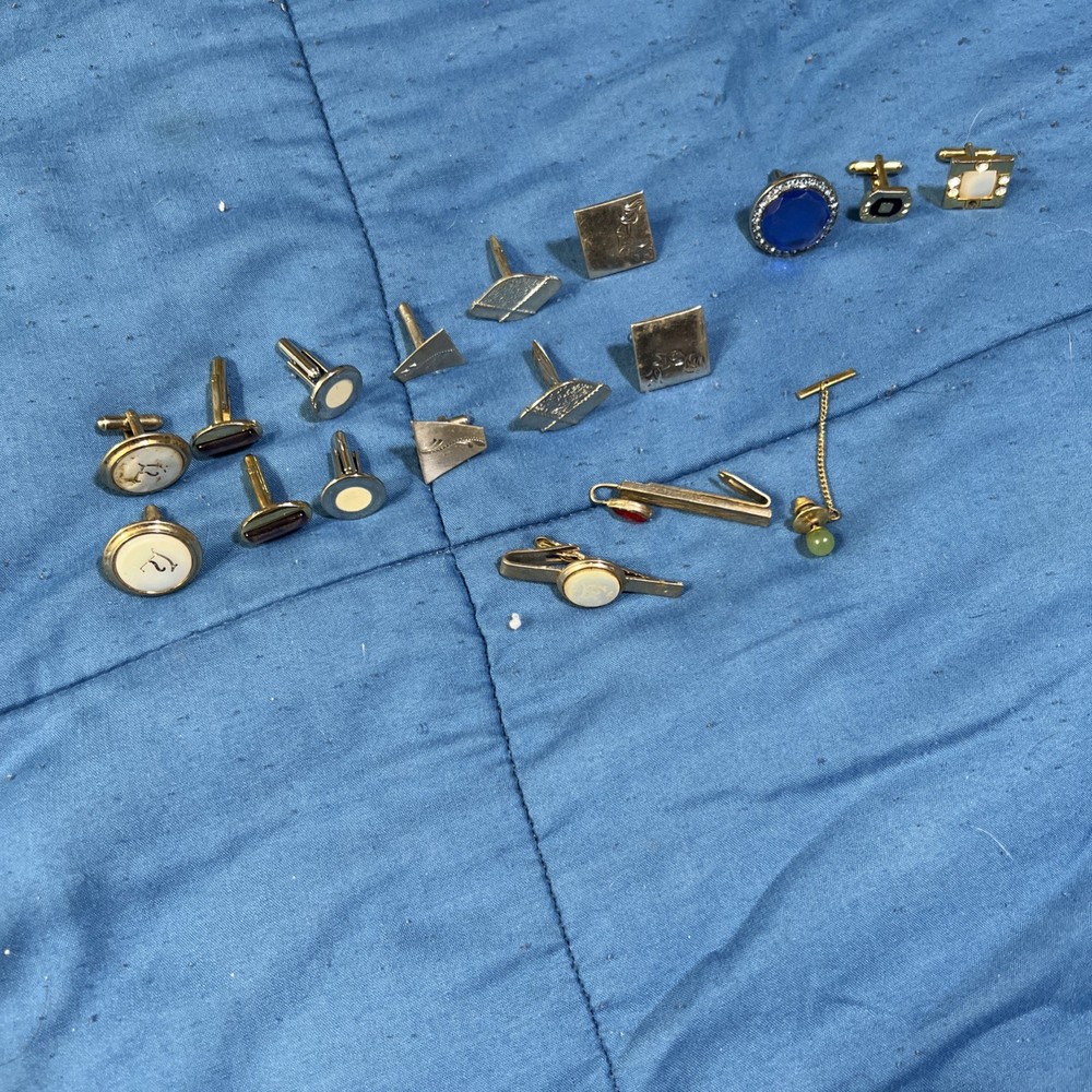 Vintage Cuff Link ,Tie Pin Lot