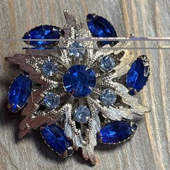 Lot Of Three Vintage Mid-Century Brooches.