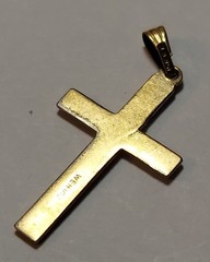 Vintage Small WEH Walter E Hayward 1/20 14k Gold Filled Cross Pendant 1″