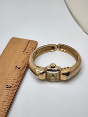 Vintage Ladies Gotham Wind Up Working Bracelet Style Art Deco Watch