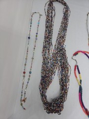 67pc Maximalist Jewelry Bundle Eclectic Mixed Media, Rainbow Beads, Summer Pride