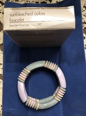 Avon Marbled Sun Bleached Colors Bracelet NIB.