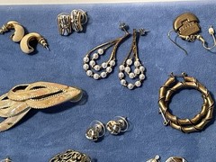 Vtg to Now Gold & Silver Tone Enameled Post Dangle Drop Earrings Lot 23 Pairs